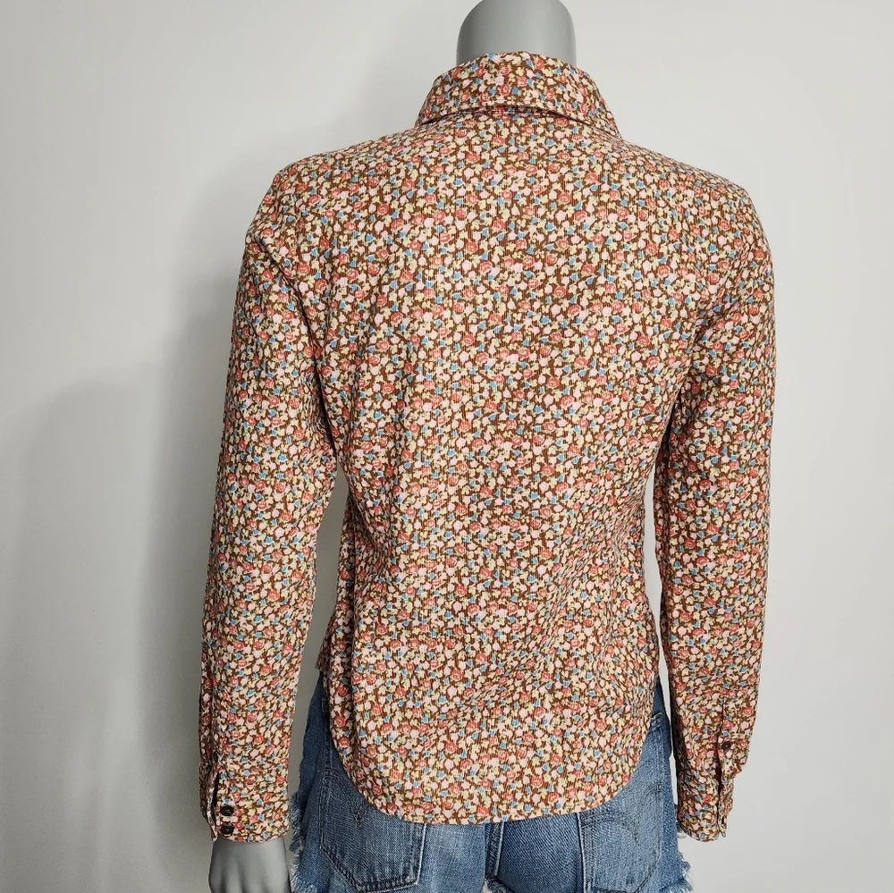 Boden Multicolor Floral Button Down Shirt - Picture 6 of 12